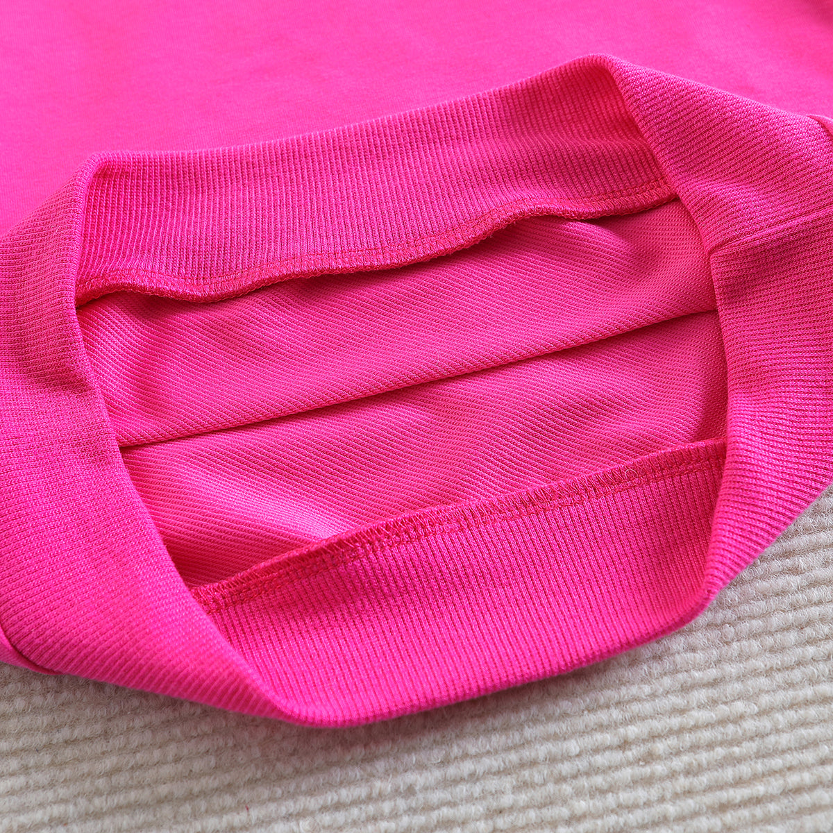 Girls Pink Round Neck Top with Pyjamas