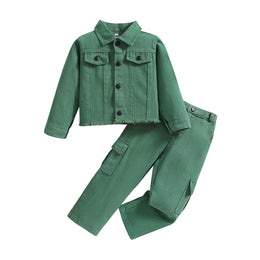 Boys Long Sleeves Shirt with Trousers