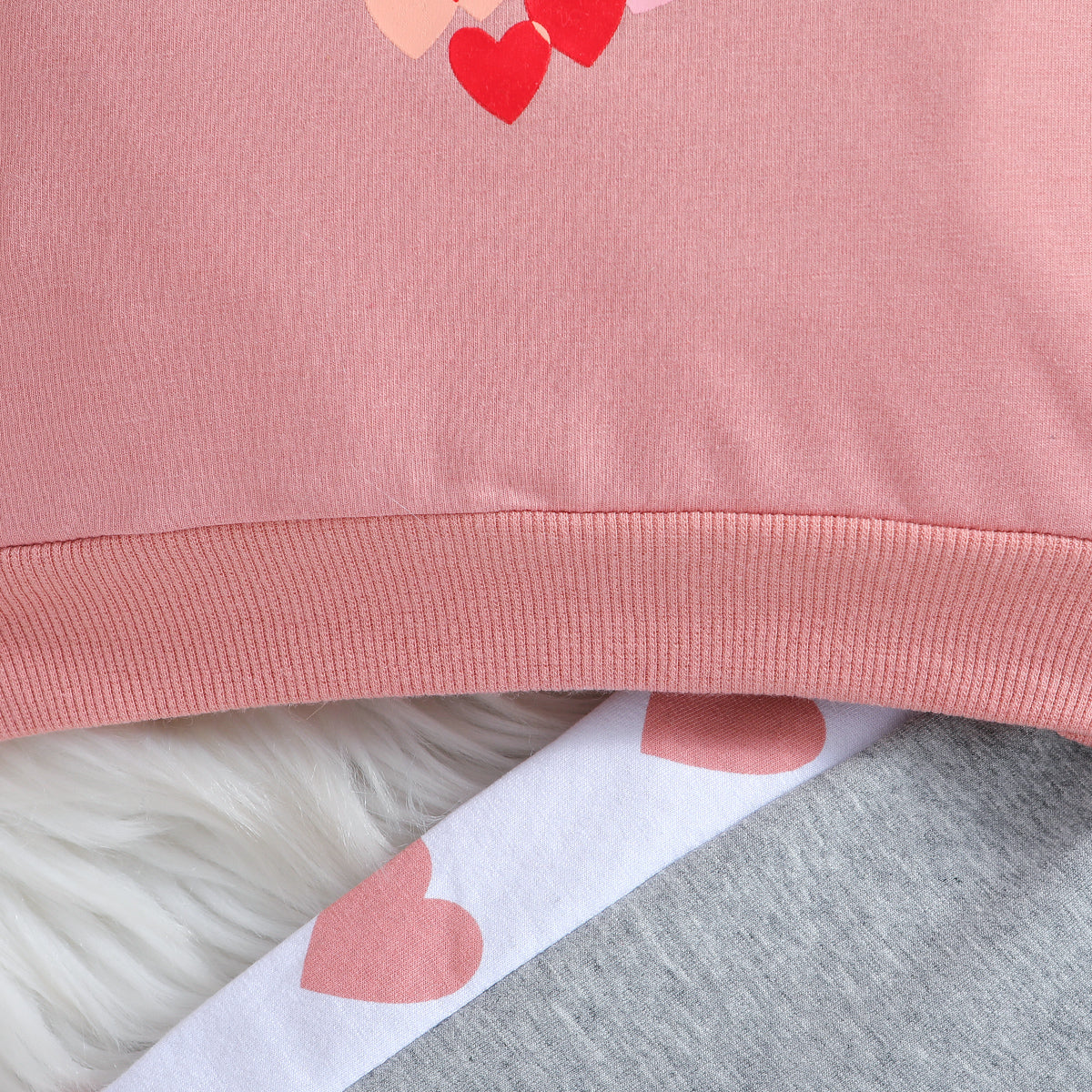 Girls Pink Printed Pure Cotton Top with Pyjamas
