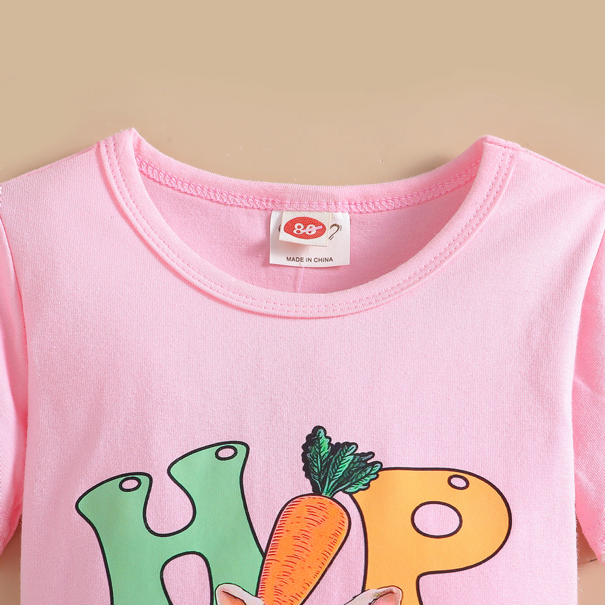 Girls Printed T-shirt with Trousers