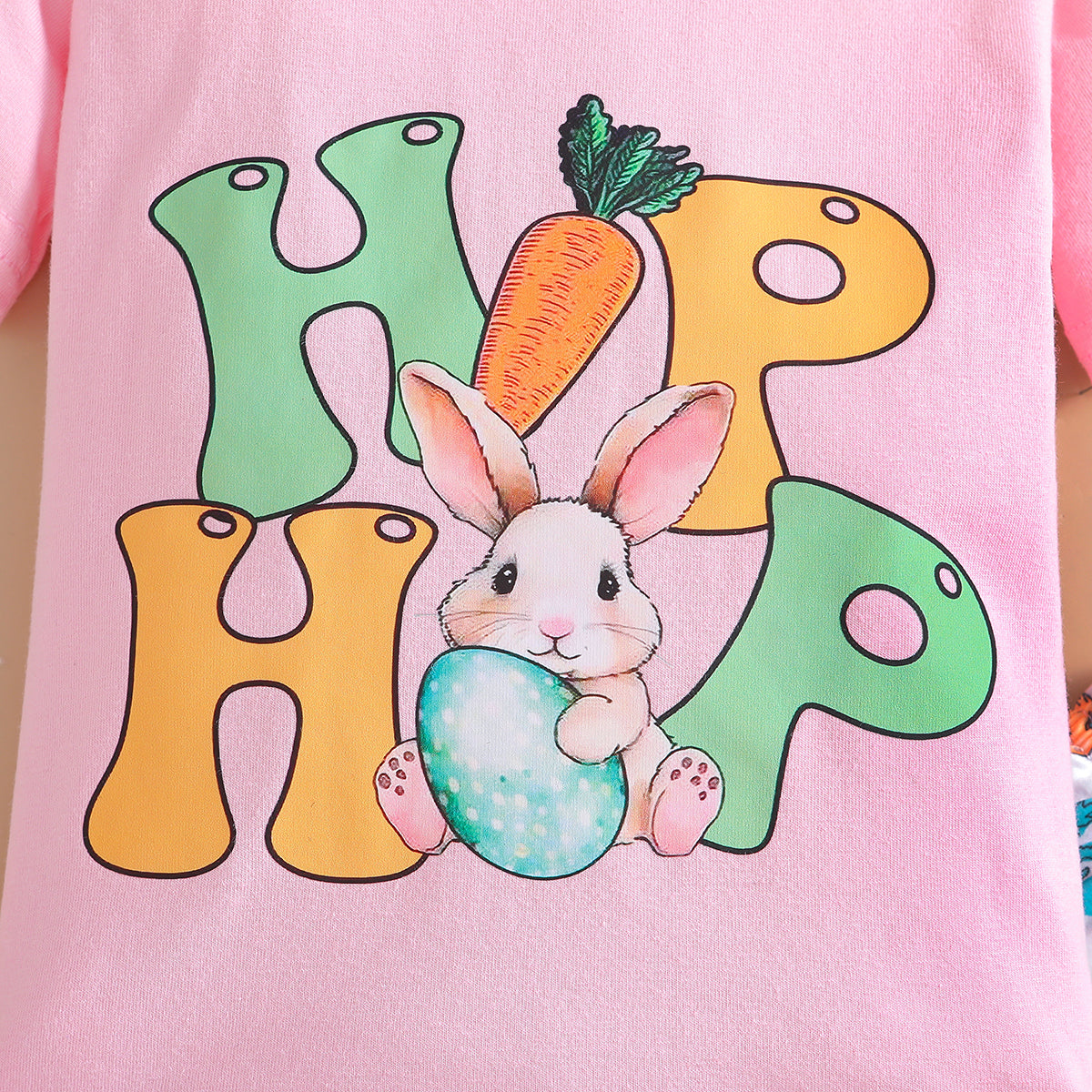Girls Printed T-shirt with Trousers