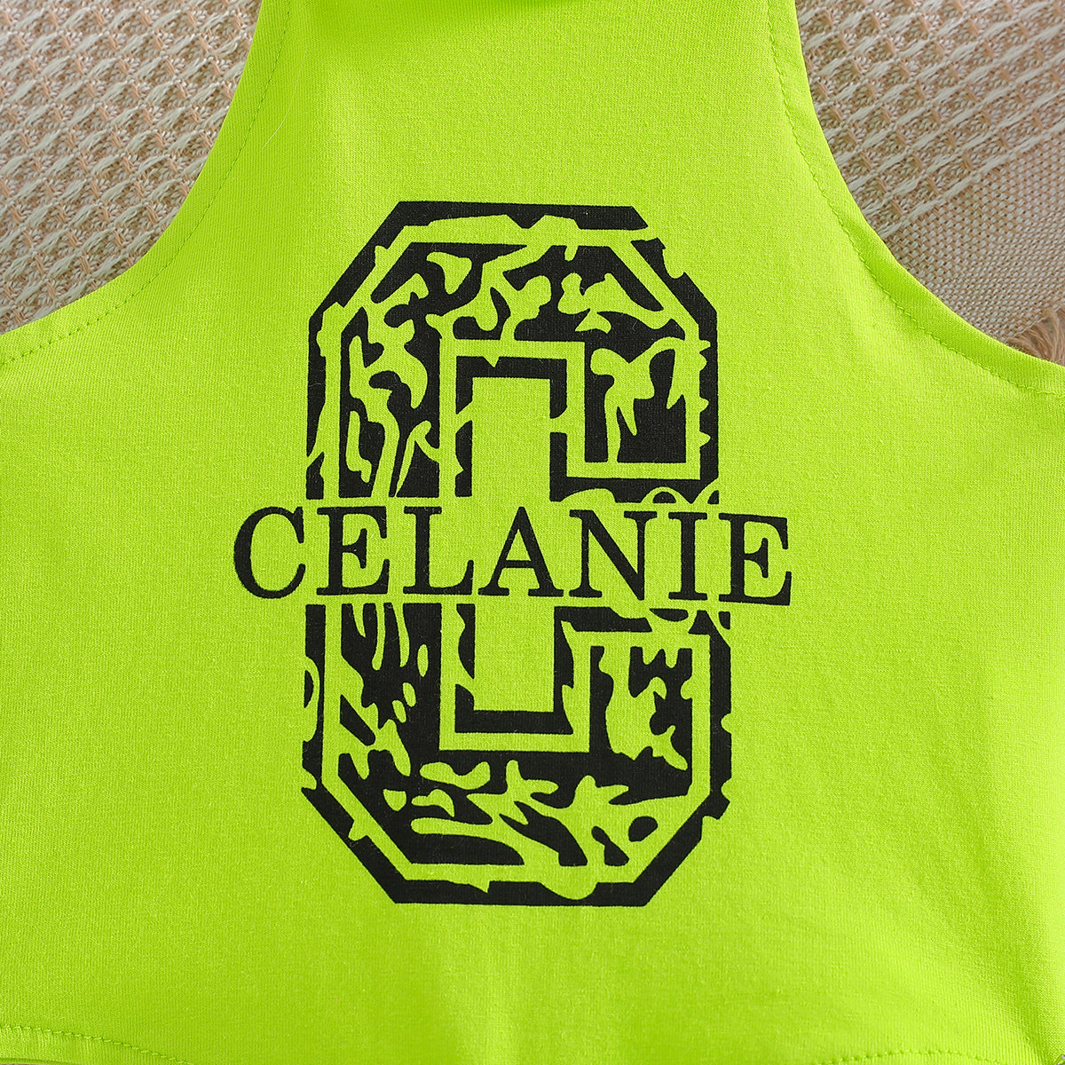 Girls Printed Halter Neck Top with Shorts
