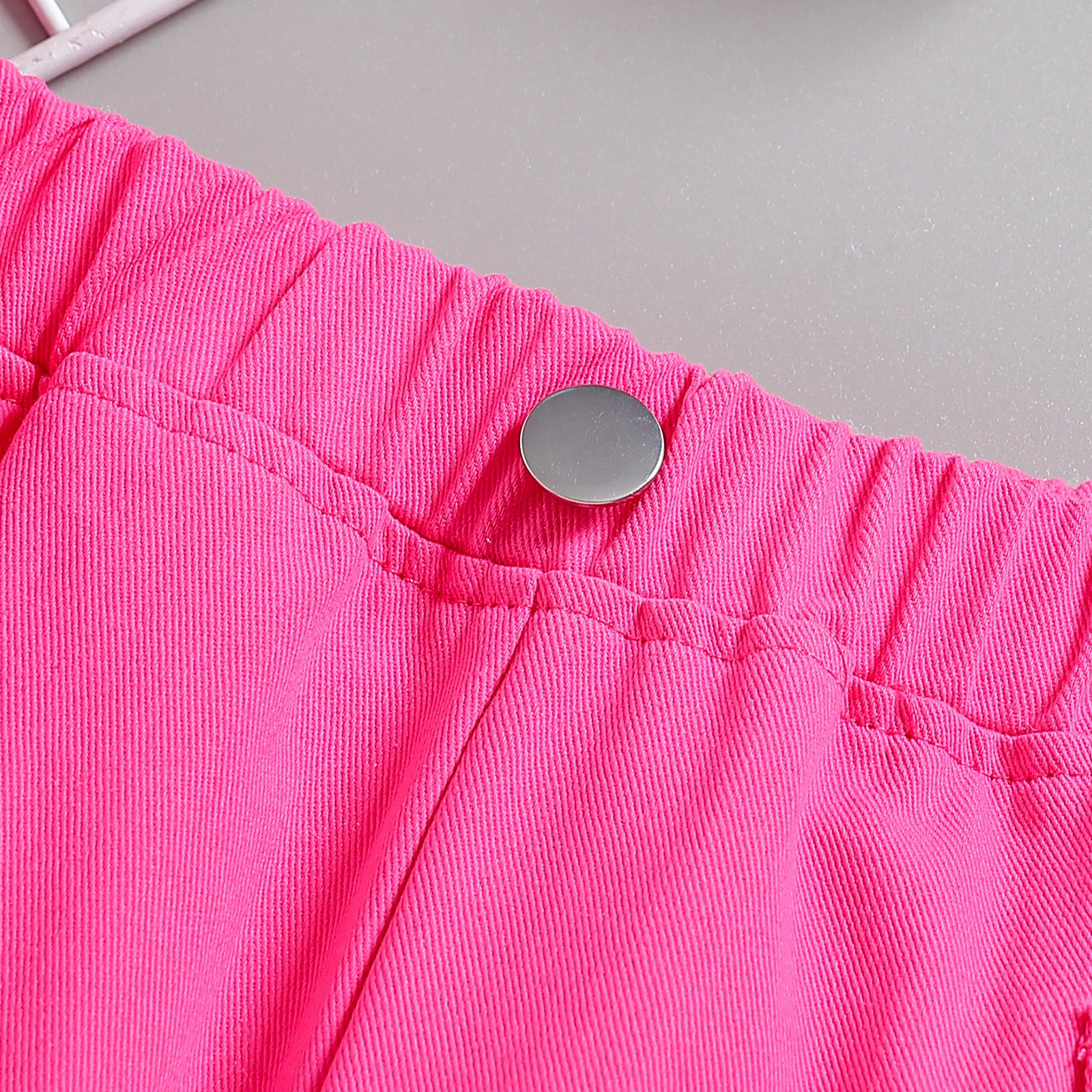 Girls Shirt Collar Shirt With Trousers