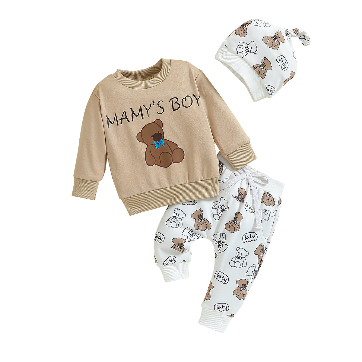 Boys Printed T-shirt with Trousers