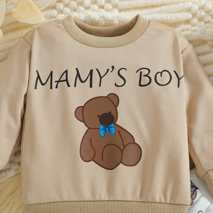 Boys Printed T-shirt with Trousers