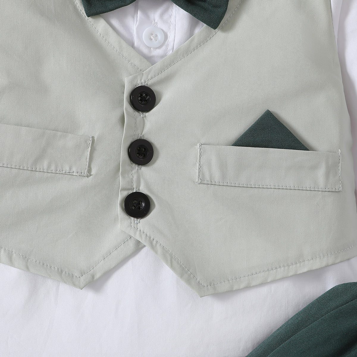 Infant Boys Cotton Three-Piece Suits