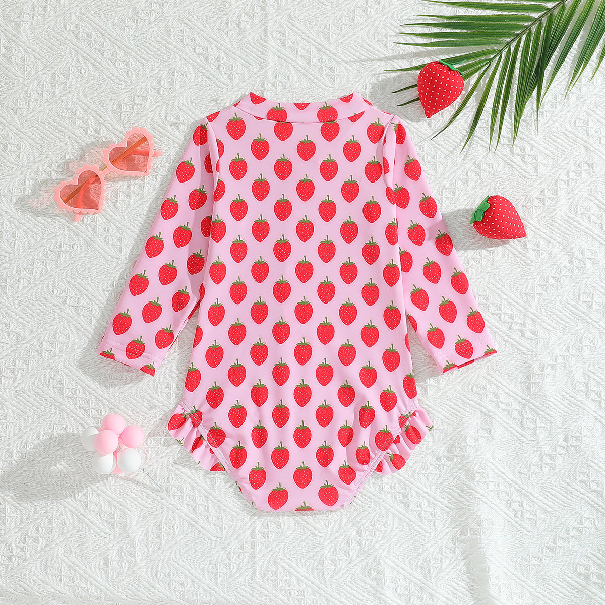 Girls Printed Swim Bodysuits