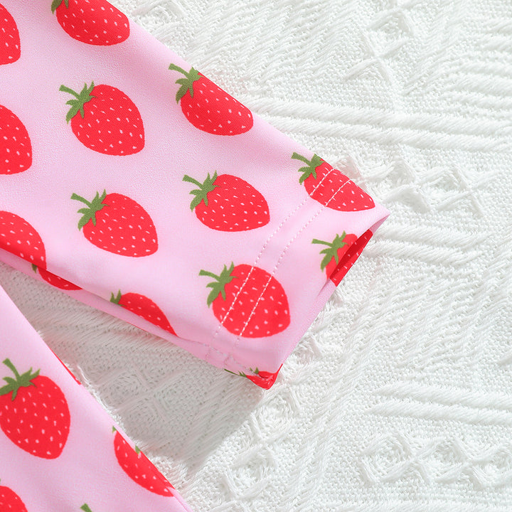 Girls Printed Swim Bodysuits