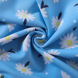 Girls Floral Printed Bodysuit