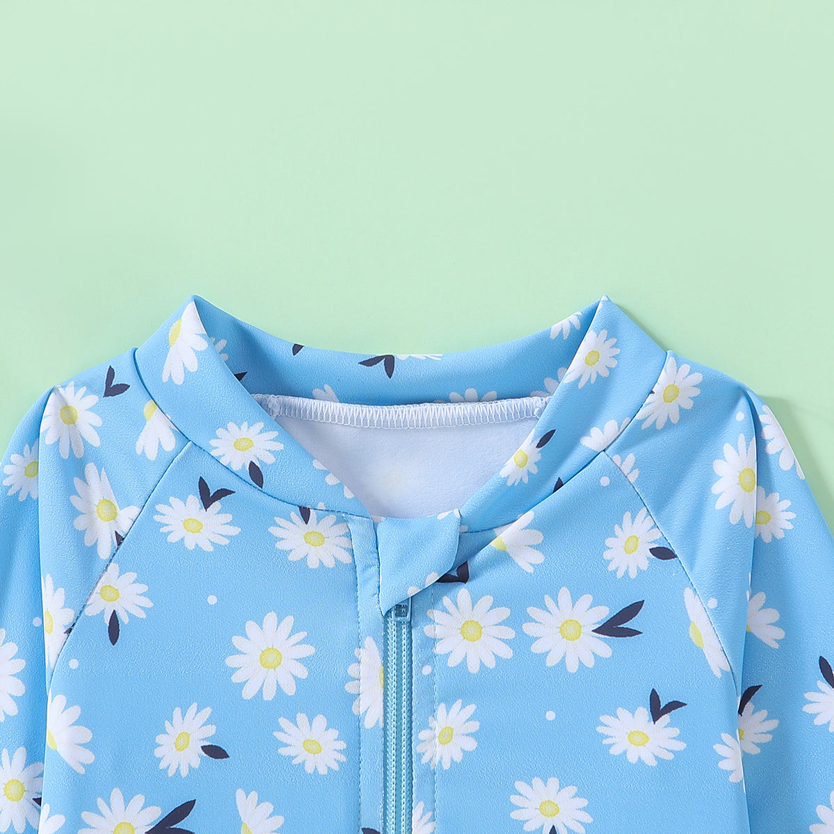 Girls Floral Printed Bodysuit