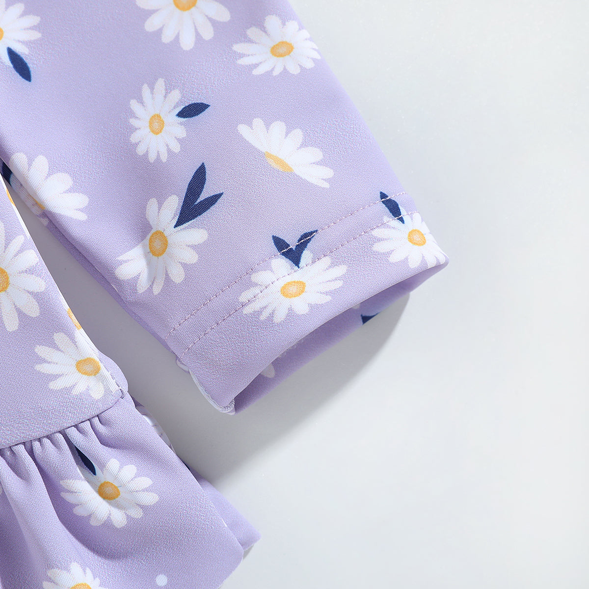 Girls Printed Swimwear With Attached Shorts