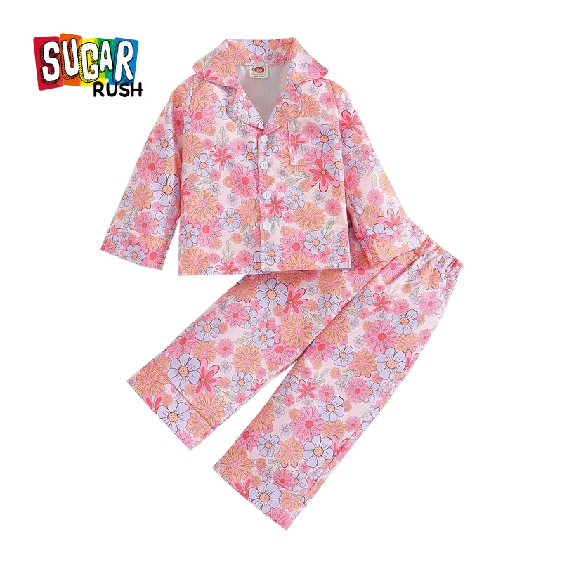 Girls Printed Shirt with Palazzos