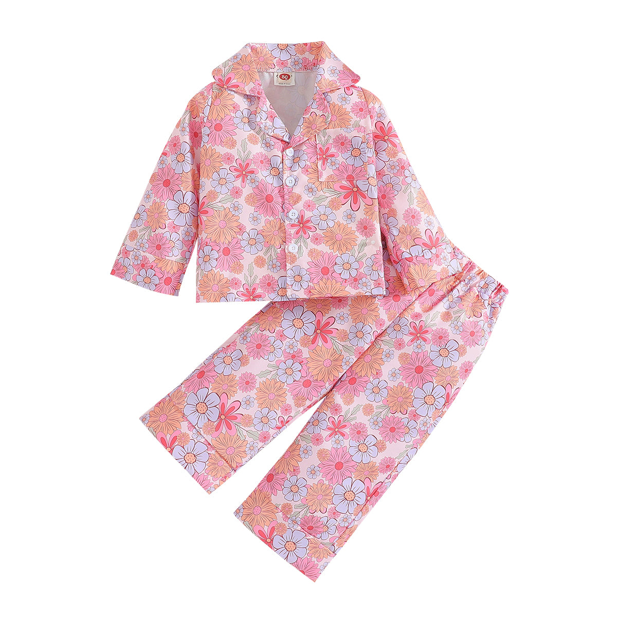 Girls Printed Shirt with Palazzos