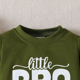 Boys Printed T-shirt with Trousers