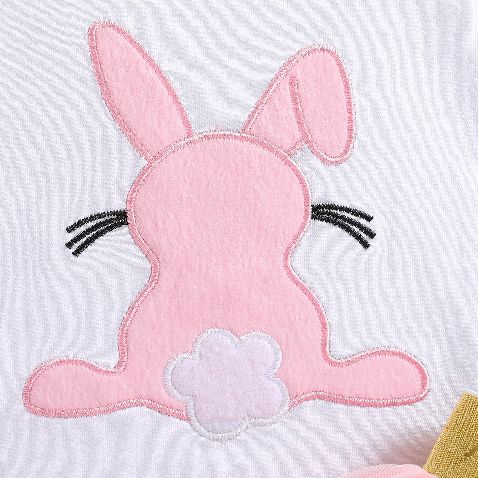 Girls Printed Round Neck T-shirt with Skirt