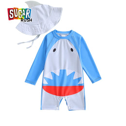 Boys Printed Round Neck Legsuit