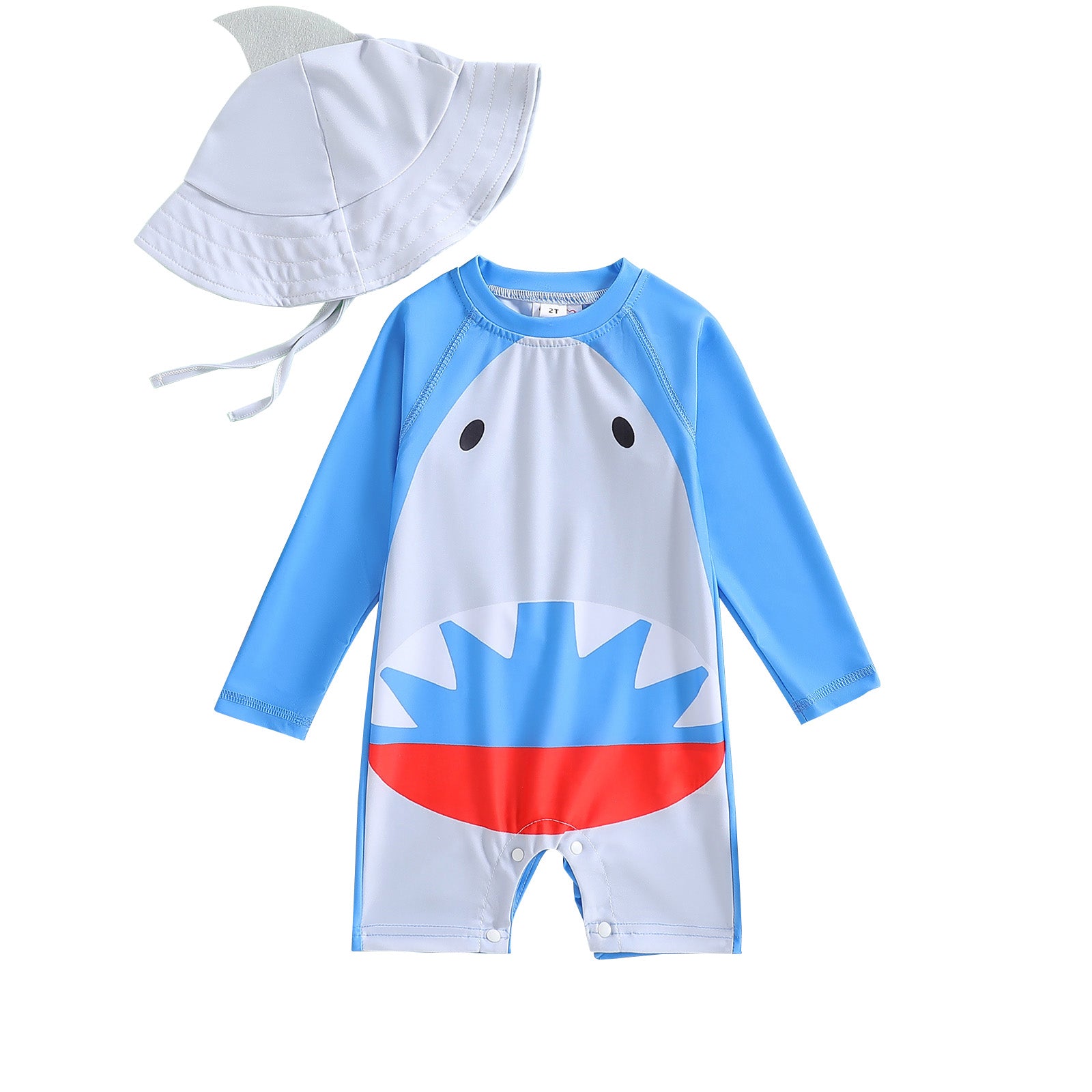 Boys Printed Round Neck Legsuit