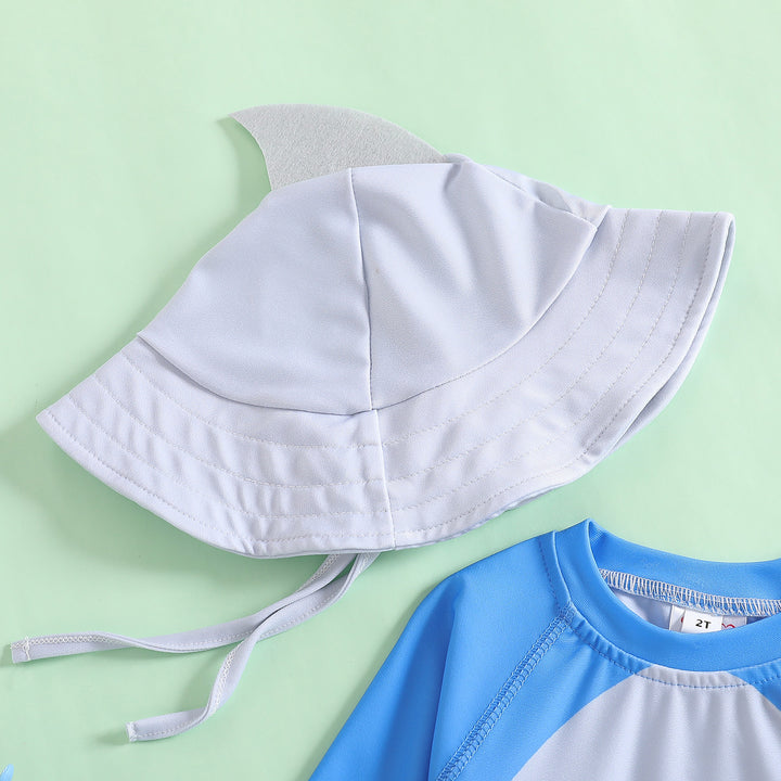 Boys Printed Round Neck Legsuit