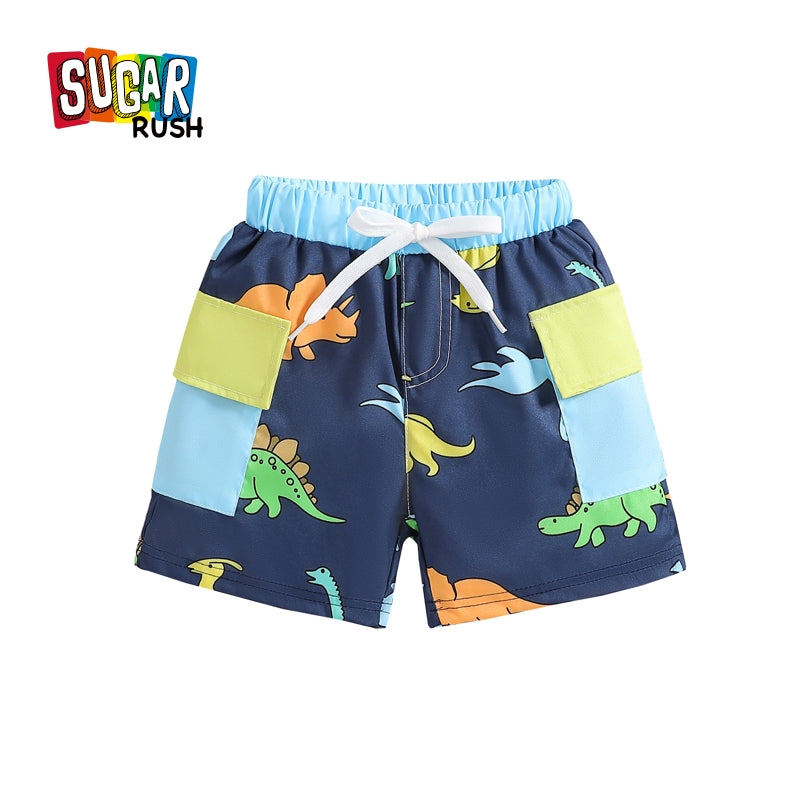 Boys Printed Swim Bottom