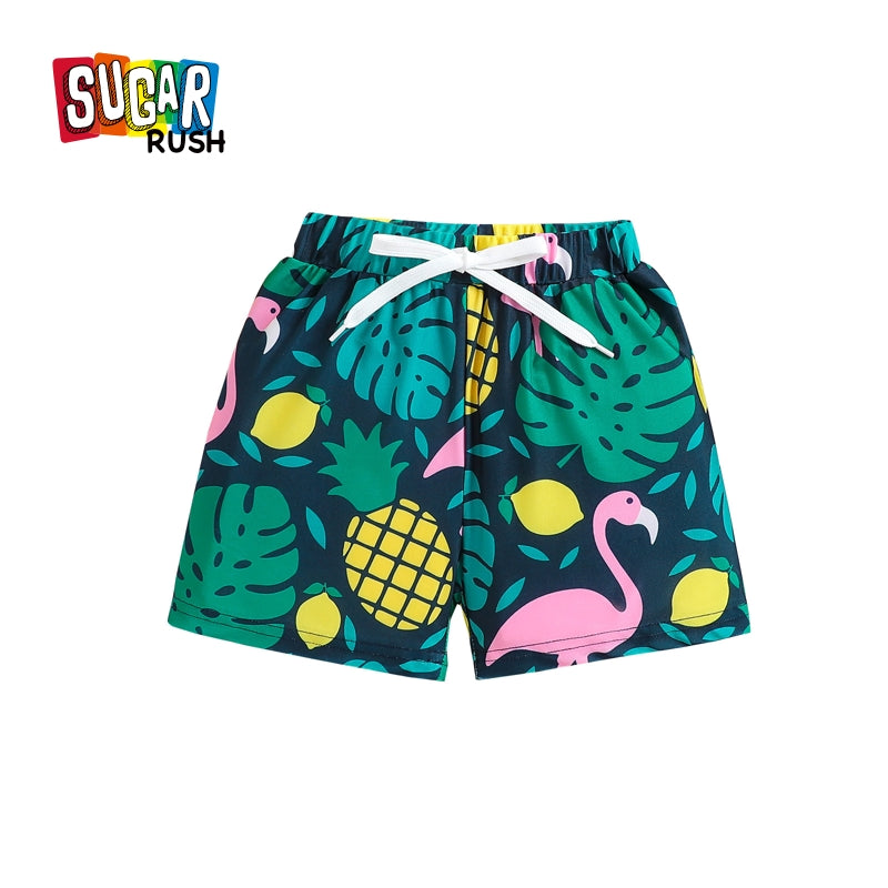 Boys Printed Swim Bottom