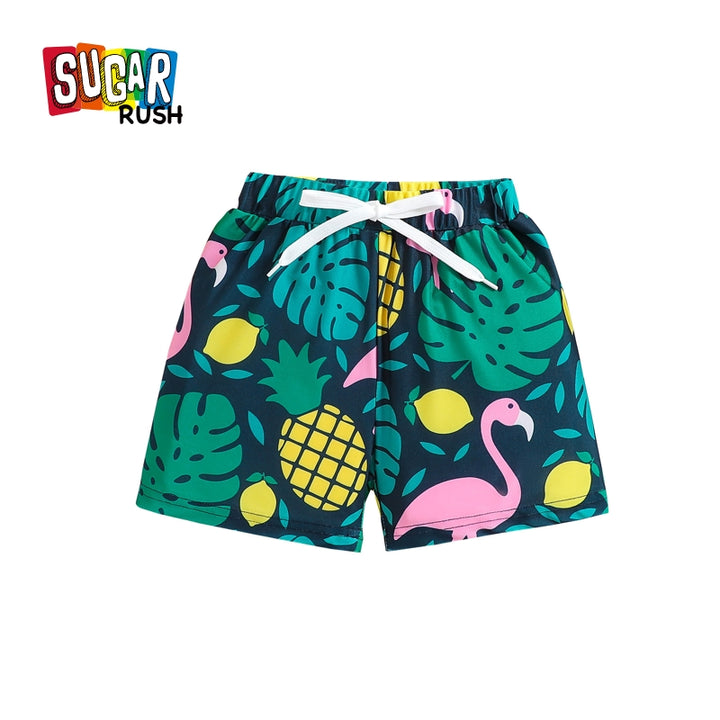 Boys Printed Swim Bottom