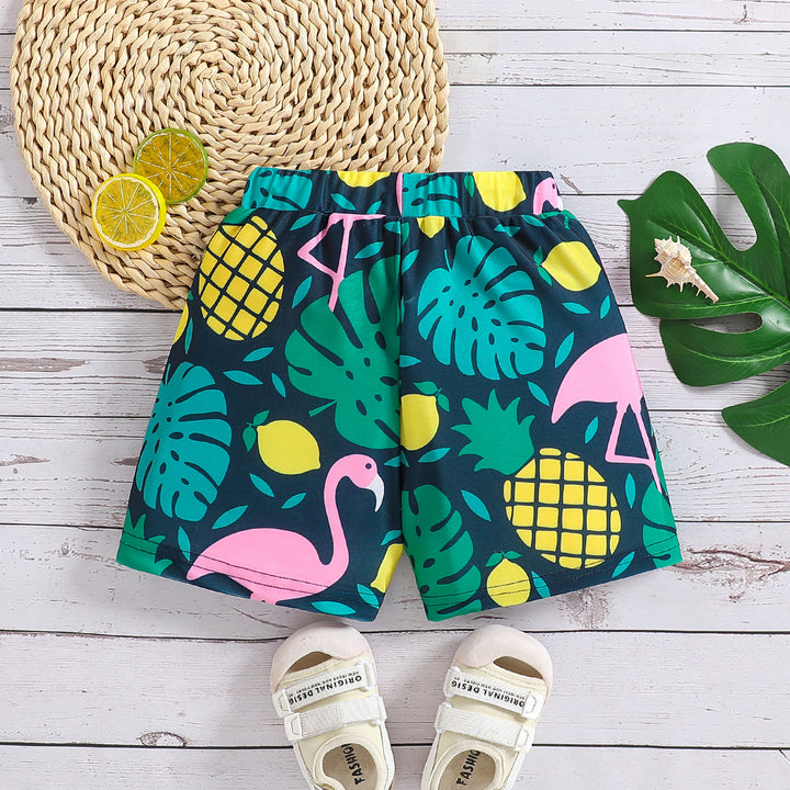 Boys Printed Swim Bottom