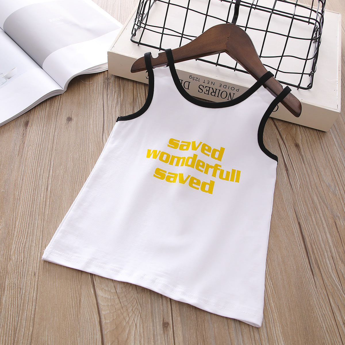 Girls Printed Sleeveless Pure Cotton Top With Skirt