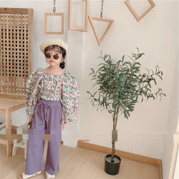 Girls Printed Clothing Set