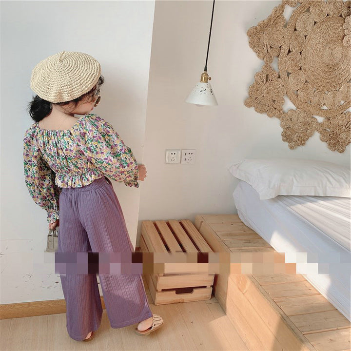 Girls Printed Clothing Set