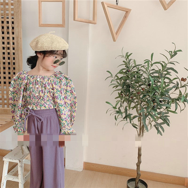Girls Printed Clothing Set