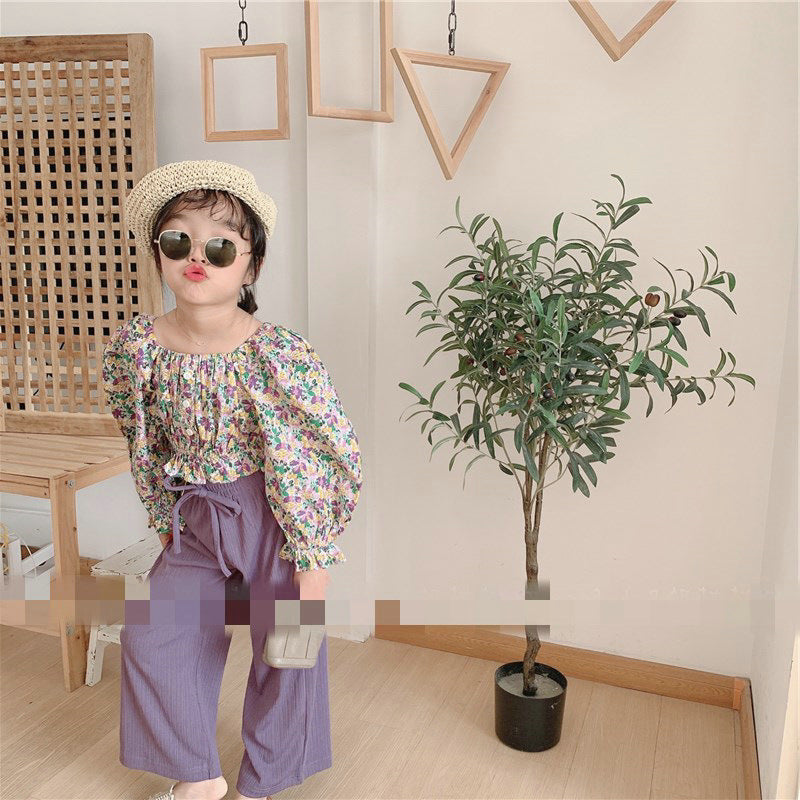 Girls Printed Clothing Set