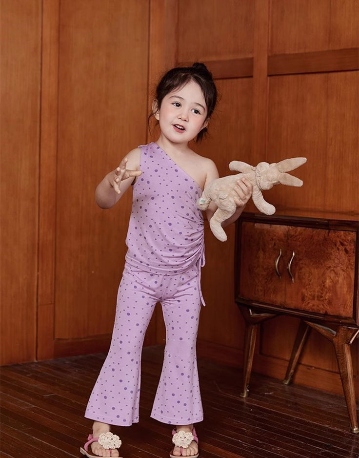 Girls Printed Top with Palazzos