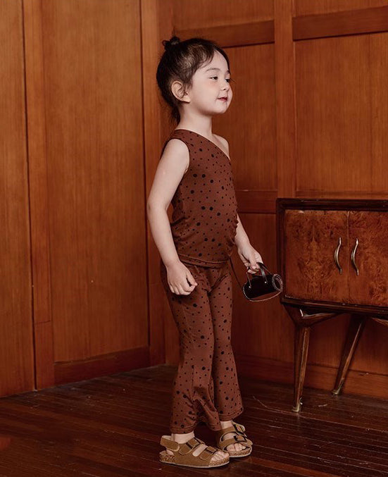 Girls Printed Top with Palazzos