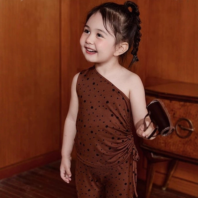 Girls Printed Top with Palazzos