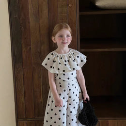 Girls Printed Short Sleeves Pure Cotton Top With Palazzos