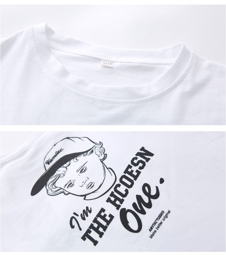 Girls White T-shirt with Pyjamas