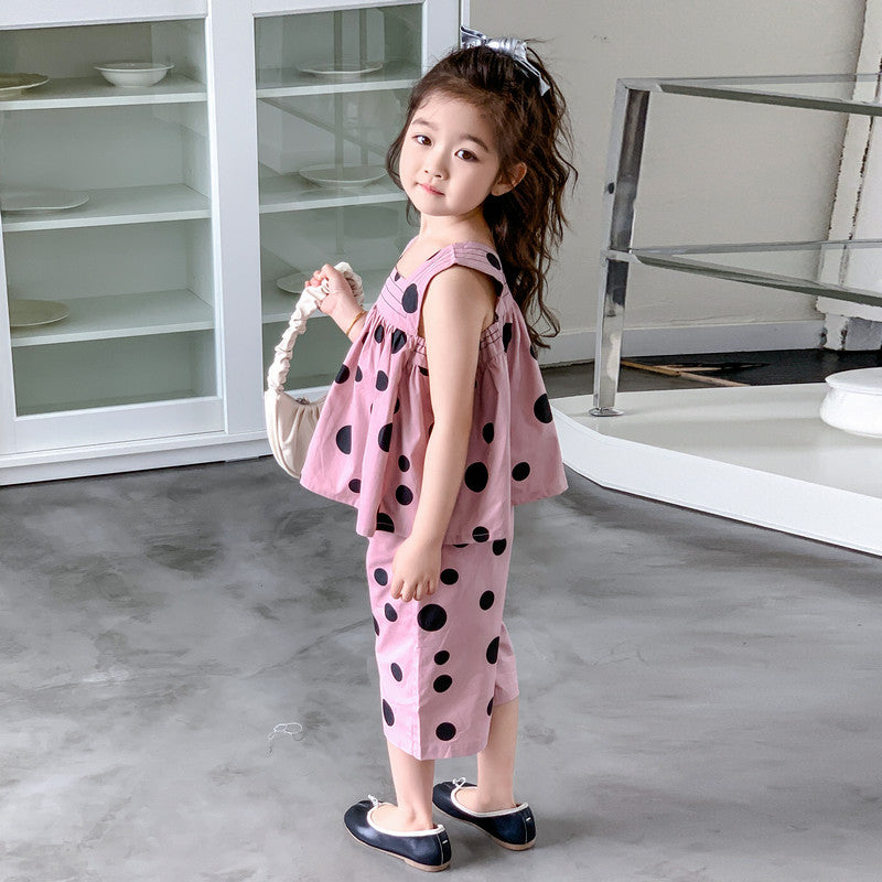 Girls Printed Top with Shorts