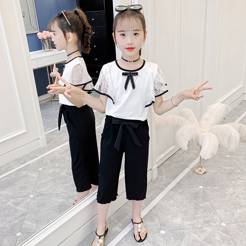 Girls Top with Trousers