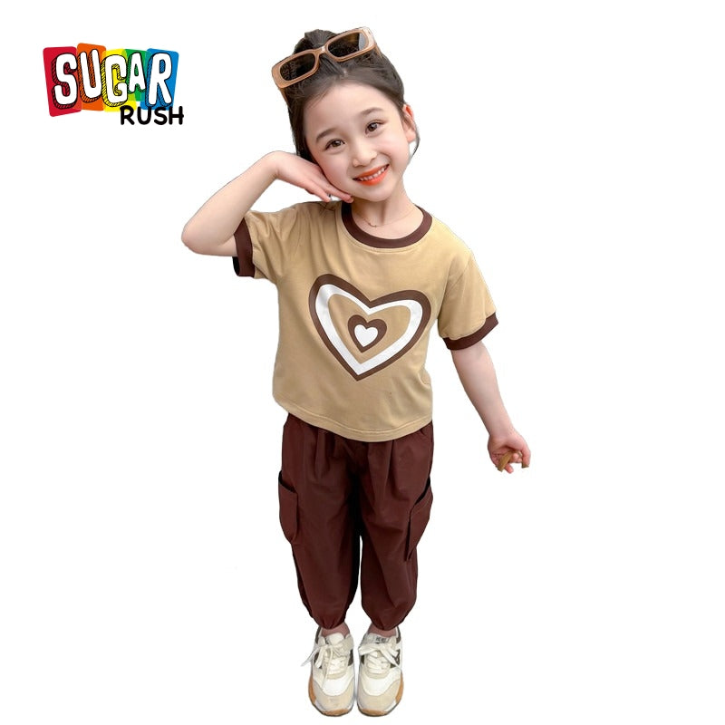 Girls Printed Top with Pyjama