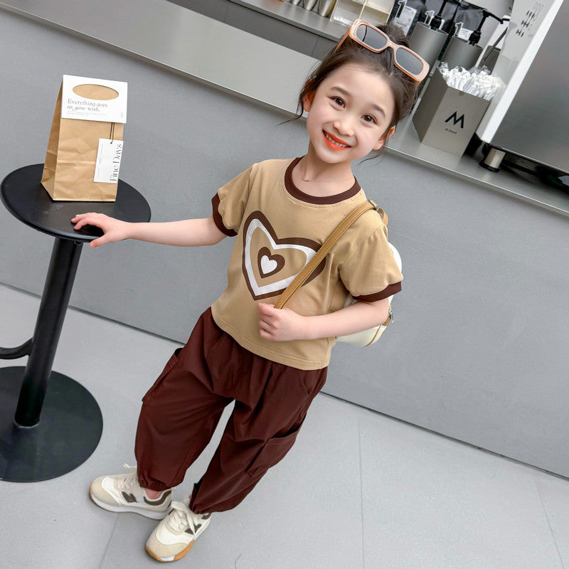 Girls Printed Top with Pyjama