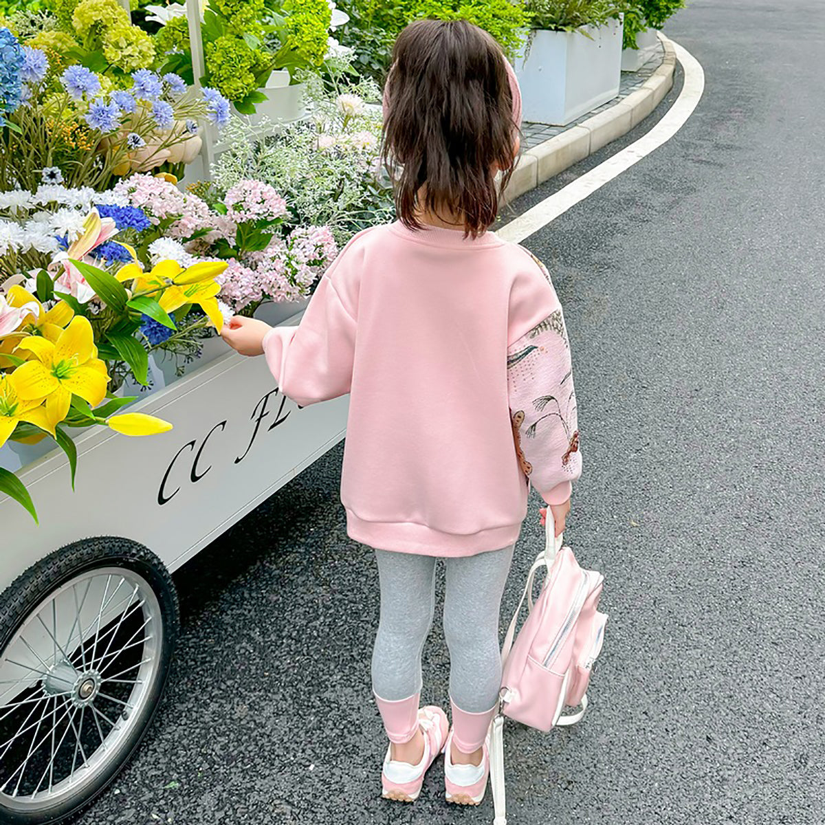 Girls Embellished Top With Leggings