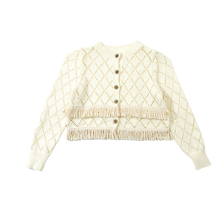 Girls Longline Outdoor Open Front Jacket