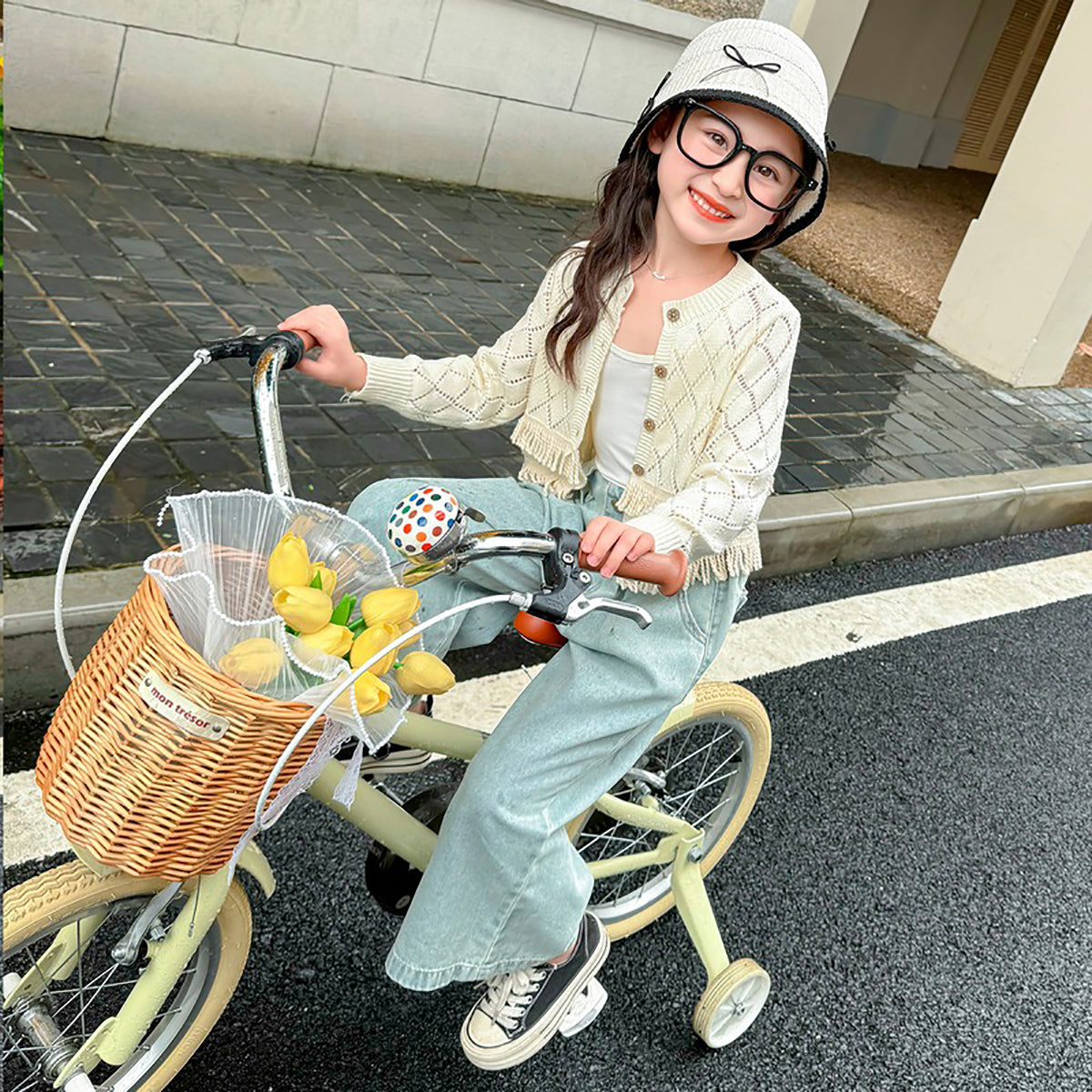 Girls Longline Outdoor Open Front Jacket