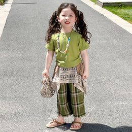 Girls Top with Palazzos