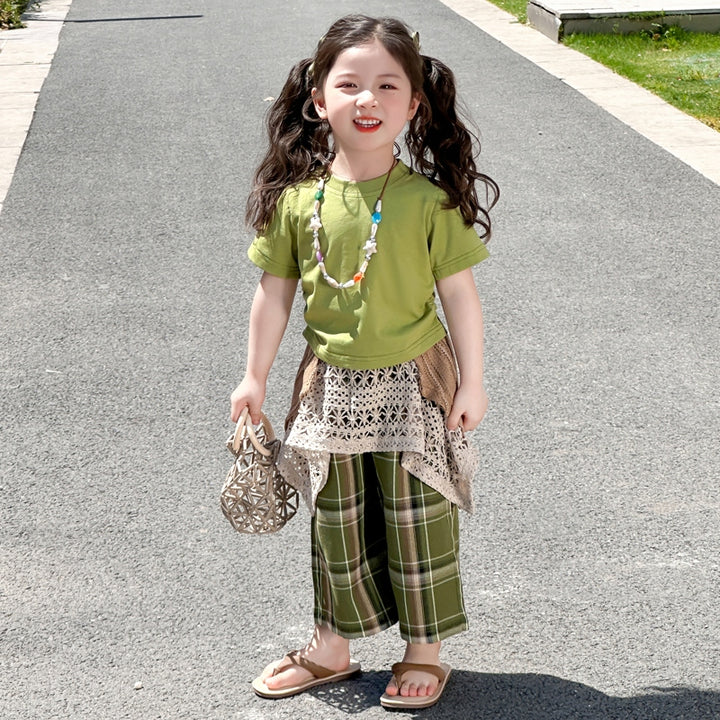 Girls Top with Palazzos