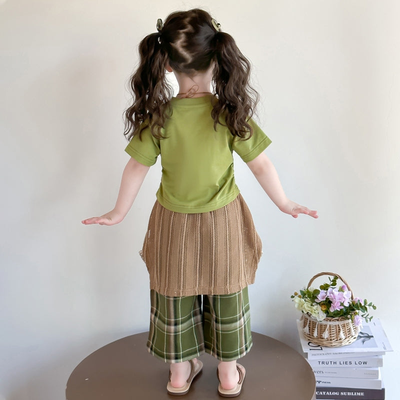 Girls Top with Palazzos