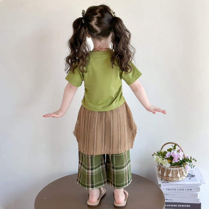 Girls Top with Palazzos