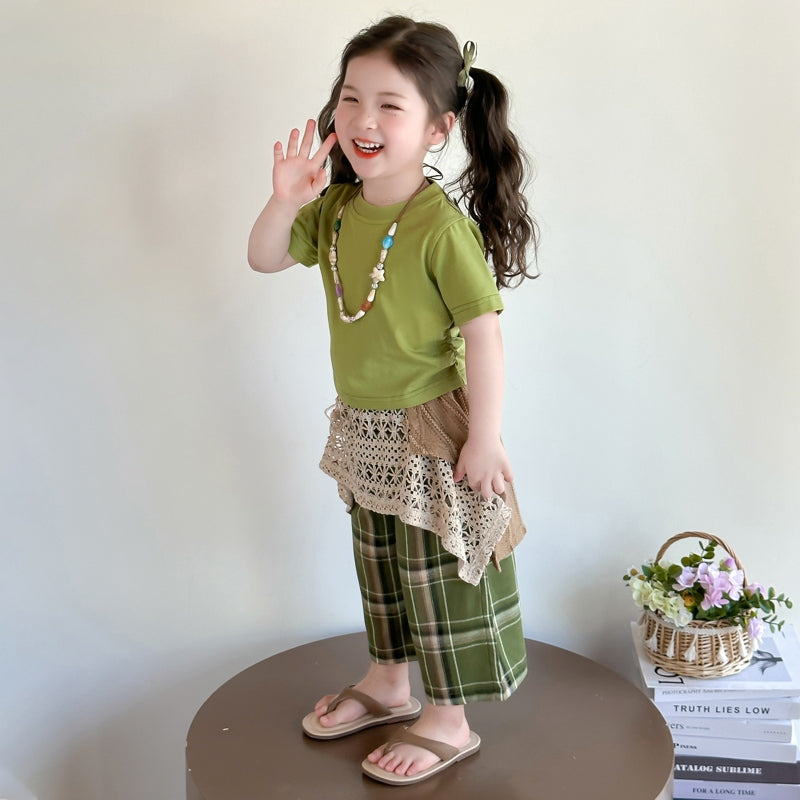 Girls Top with Palazzos