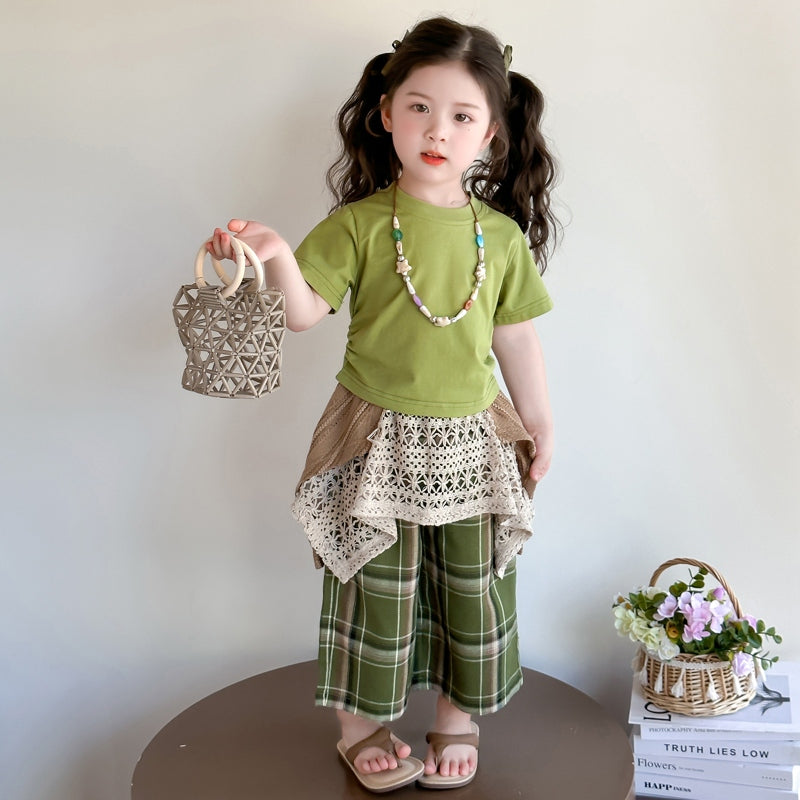Girls Top with Palazzos