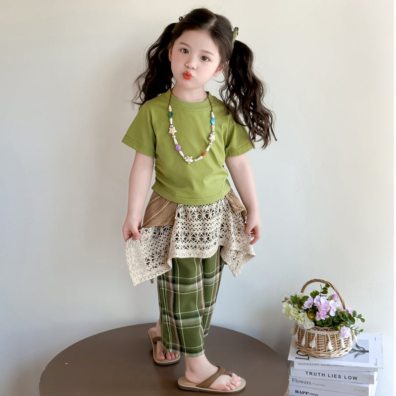 Girls Top with Palazzos